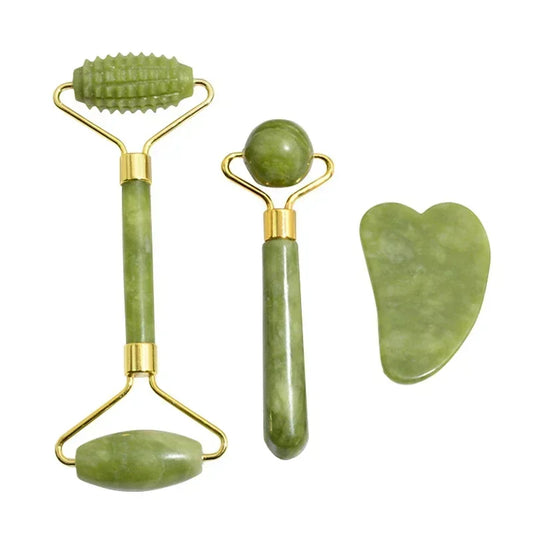 Jade Bliss Roller - Three Piece (Green)