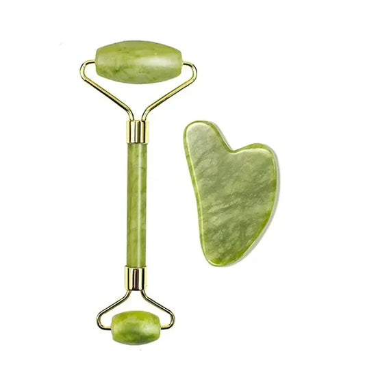 Jade Bliss Roller - Smooth Green Two Piece